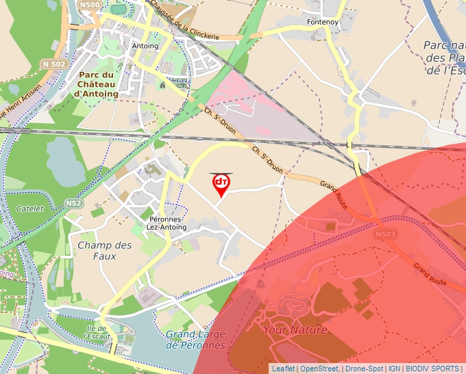 Carte Géoportail pour les drones de loisir