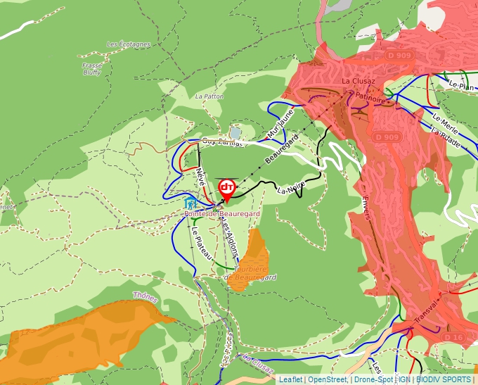 Carte Géoportail pour les drones de loisir