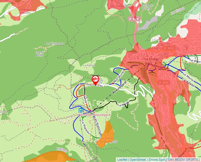 Carte Géoportail pour les drones de loisir