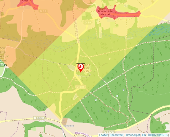 Carte Géoportail pour les drones de loisir