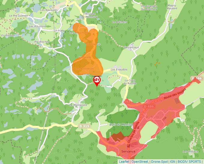 Carte Géoportail pour les drones de loisir