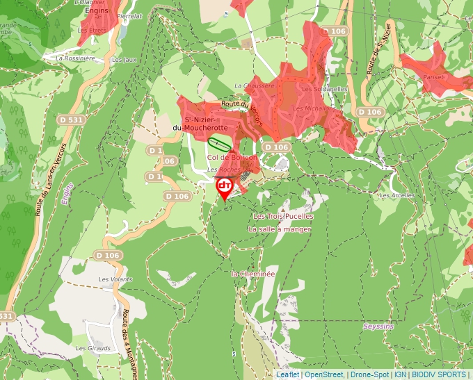 Carte Géoportail pour les drones de loisir
