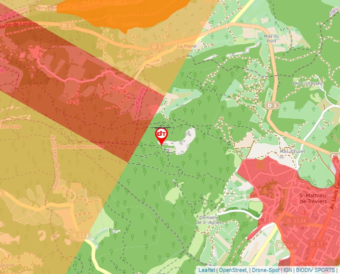 Carte Géoportail pour les drones de loisir