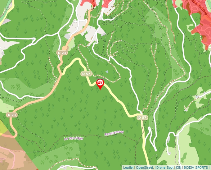 Carte Géoportail pour les drones de loisir