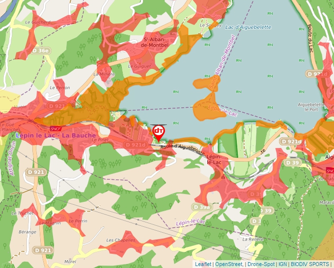 Carte Géoportail pour les drones de loisir
