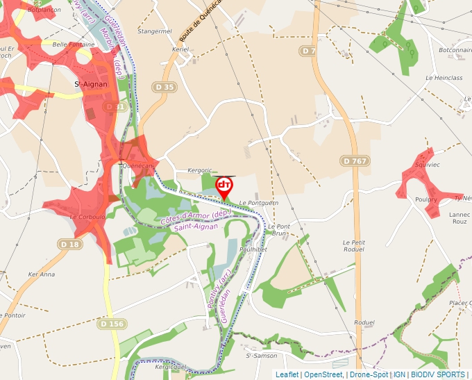 Carte Géoportail pour les drones de loisir