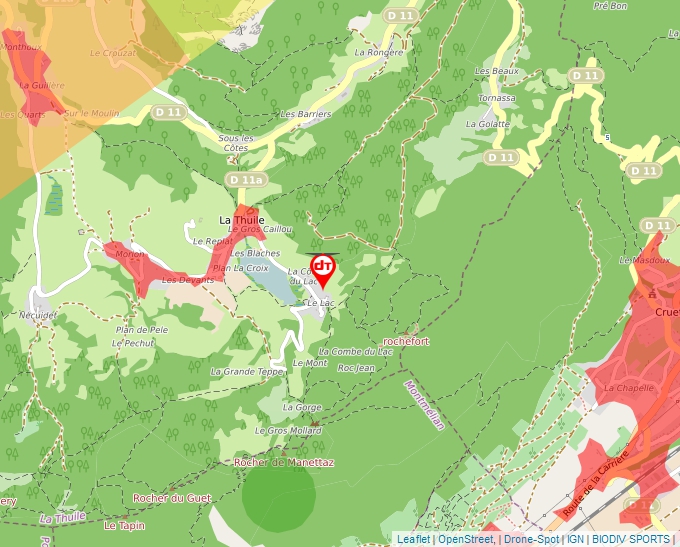 Carte Géoportail pour les drones de loisir