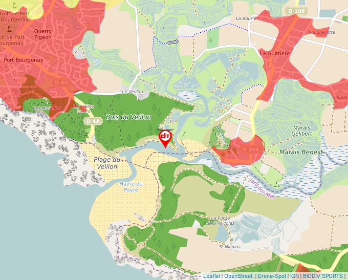 Carte Géoportail pour les drones de loisir