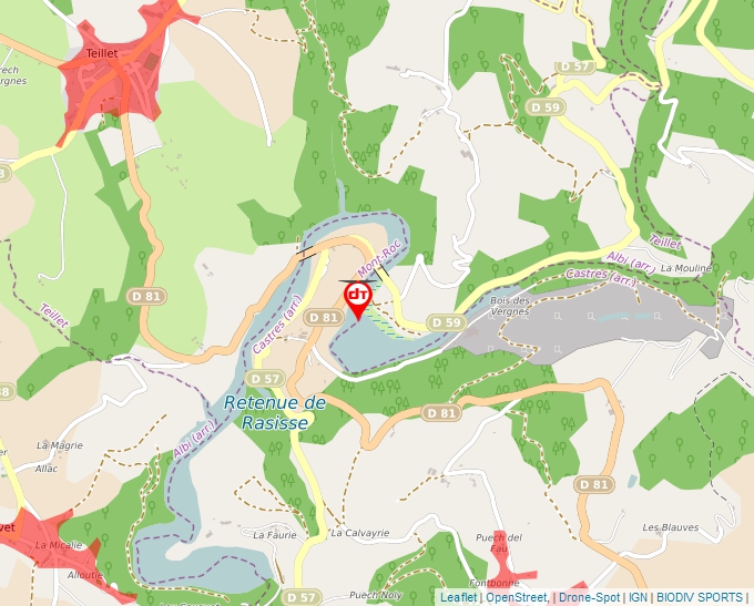 Carte Géoportail pour les drones de loisir