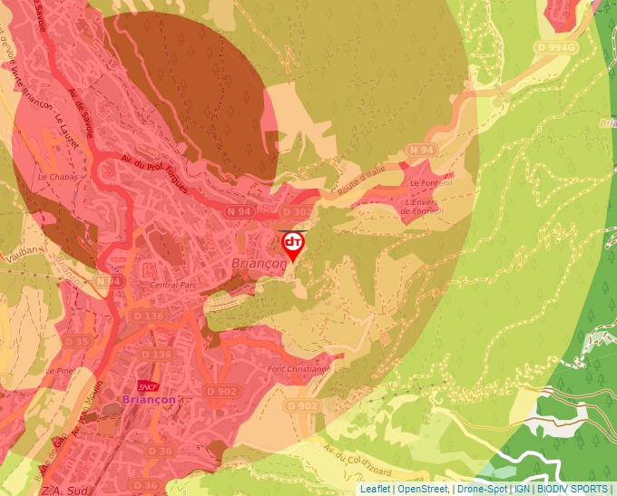 Carte Géoportail pour les drones de loisir