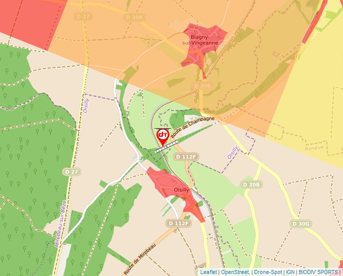Carte Géoportail pour les drones de loisir