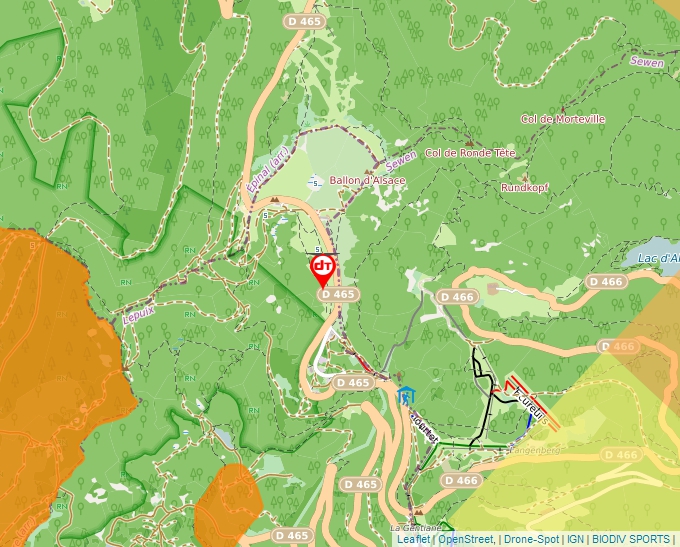 Carte Géoportail pour les drones de loisir