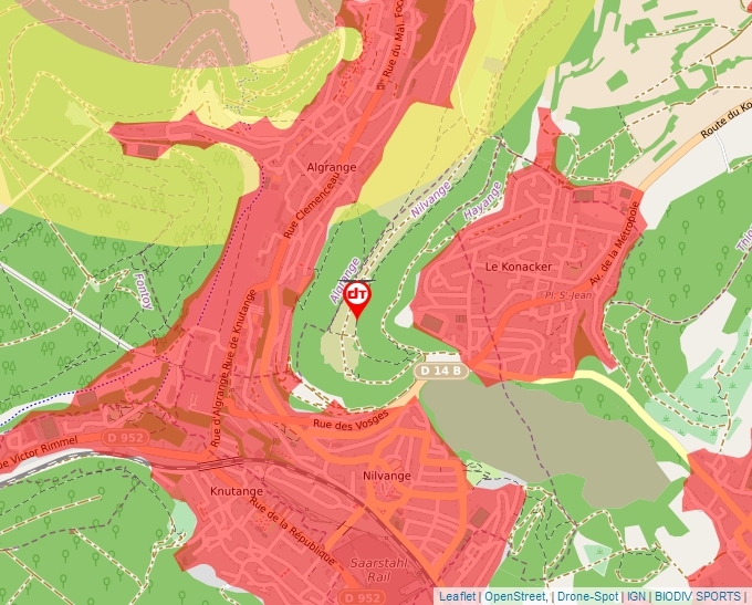 Carte Géoportail pour les drones de loisir