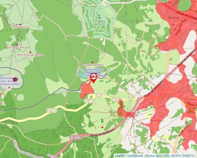Carte Géoportail pour les drones de loisir