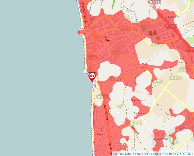 Carte Géoportail pour les drones de loisir