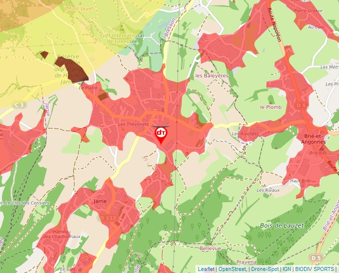 Carte Géoportail pour les drones de loisir