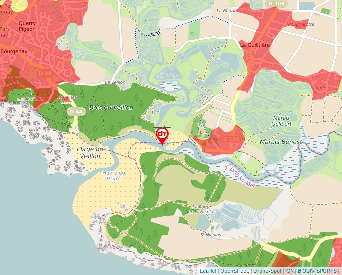 Carte Géoportail pour les drones de loisir