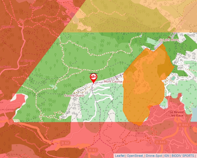 Carte Géoportail pour les drones de loisir