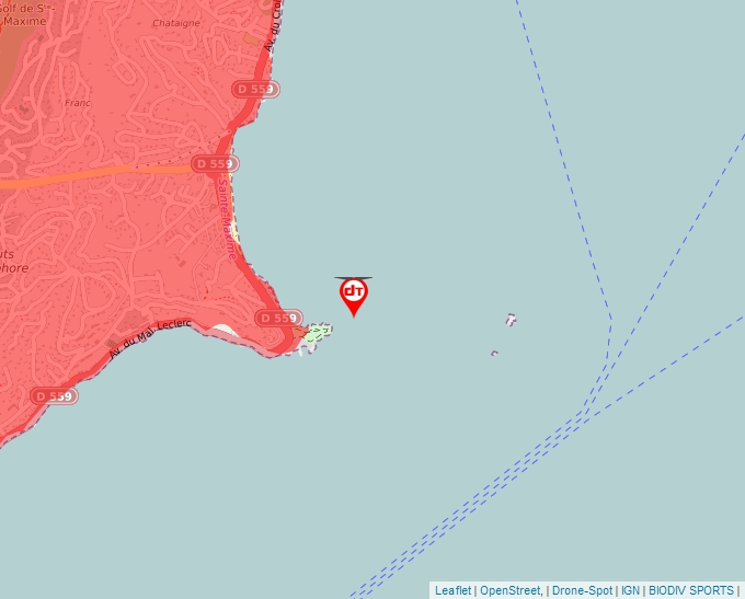 Carte Géoportail pour les drones de loisir