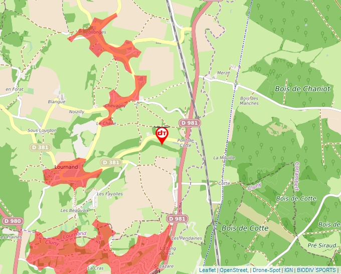 Carte Géoportail pour les drones de loisir