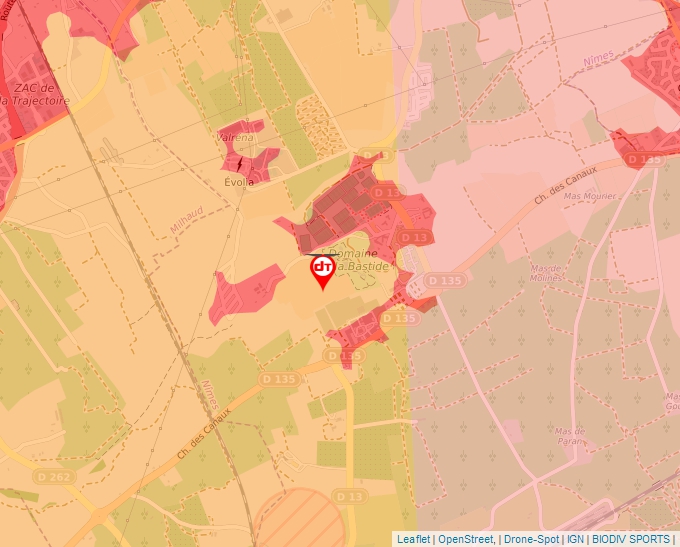 Carte Géoportail pour les drones de loisir