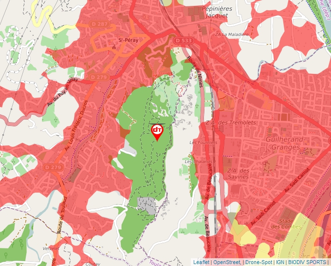 Carte Géoportail pour les drones de loisir