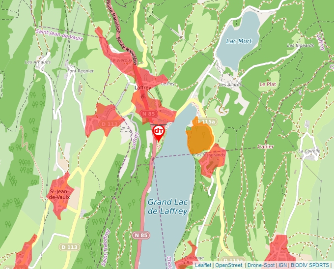 Carte Géoportail pour les drones de loisir