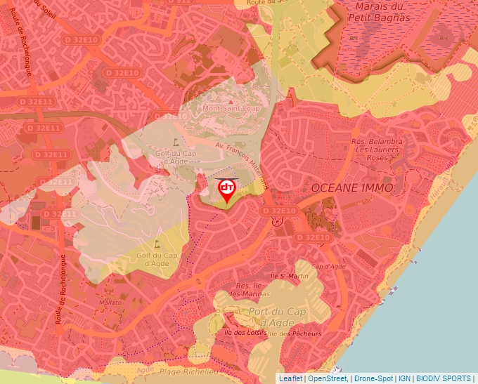 Carte Géoportail pour les drones de loisir