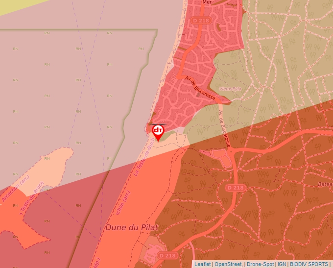 Carte Géoportail pour les drones de loisir