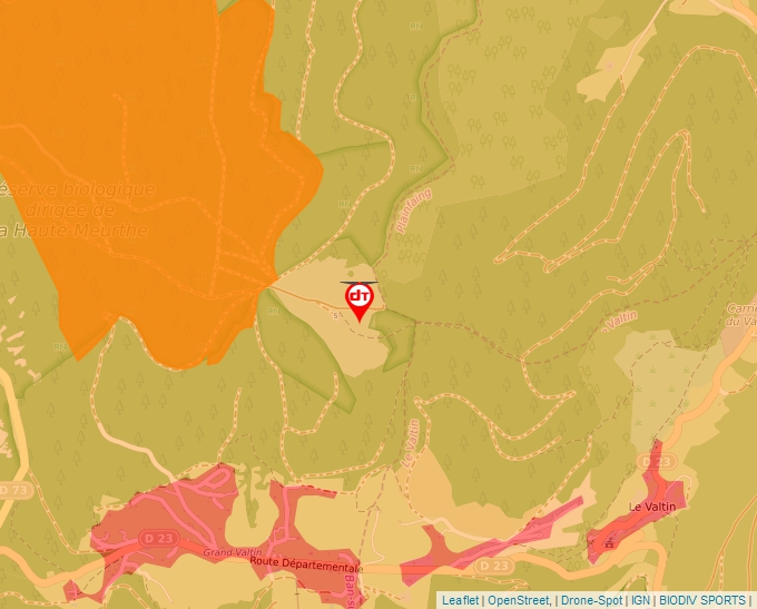 Carte Géoportail pour les drones de loisir