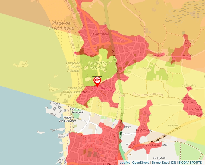 Carte Géoportail pour les drones de loisir