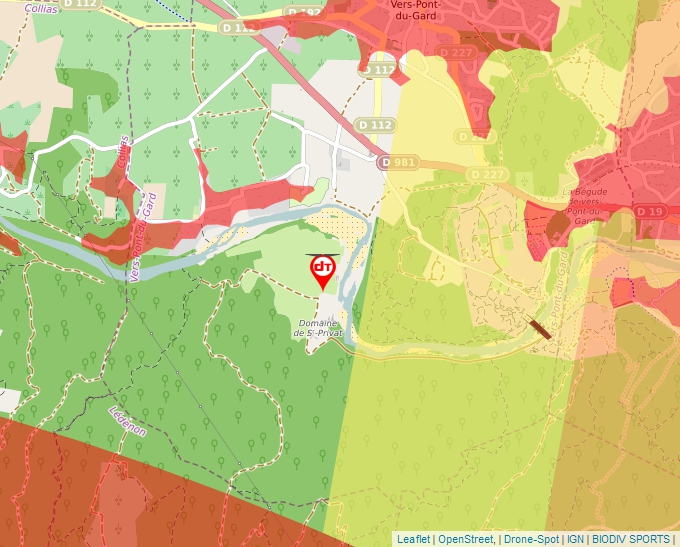 Carte Géoportail pour les drones de loisir