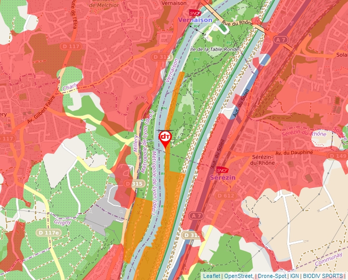 Carte Géoportail pour les drones de loisir