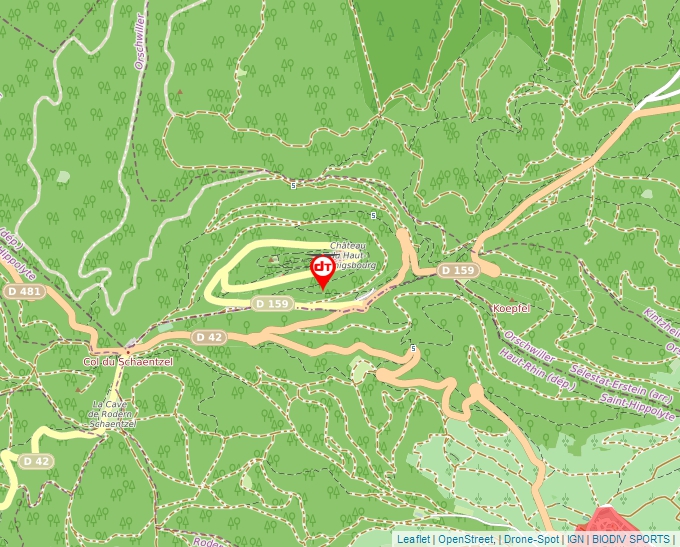 Carte Géoportail pour les drones de loisir