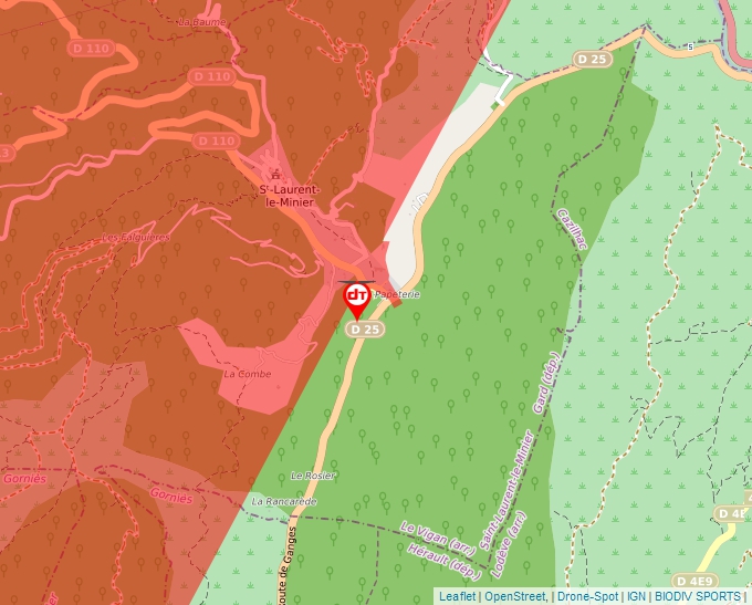Carte Géoportail pour les drones de loisir
