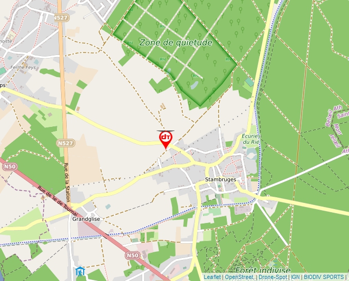 Carte Géoportail pour les drones de loisir