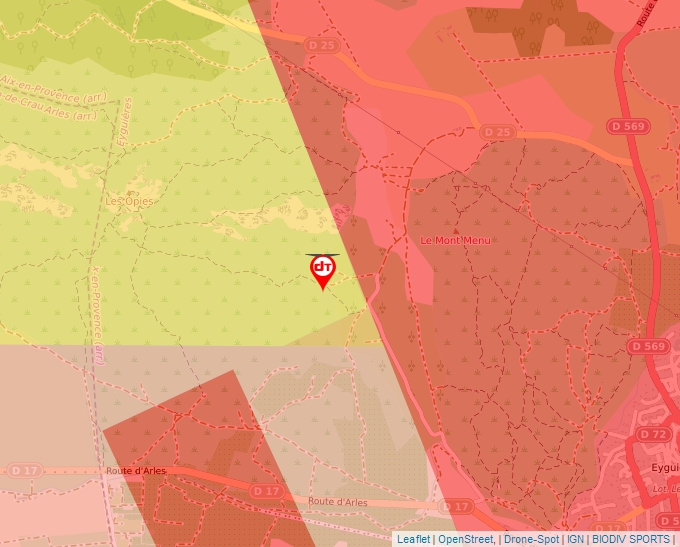 Carte Géoportail pour les drones de loisir