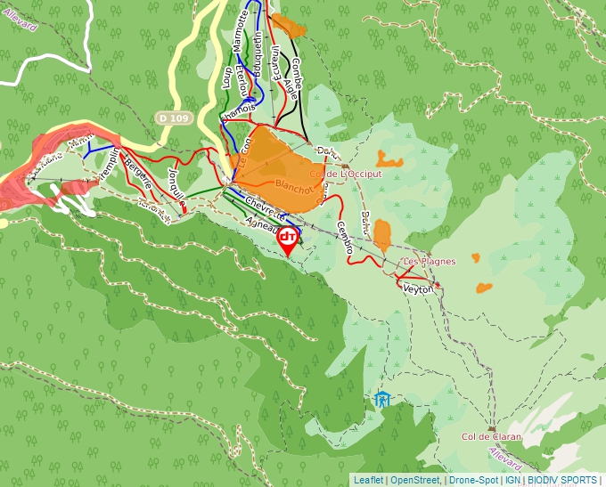 Carte Géoportail pour les drones de loisir