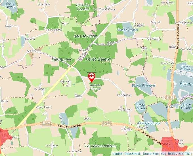 Carte Géoportail pour les drones de loisir