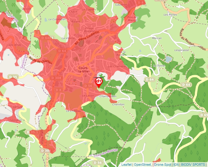 Carte Géoportail pour les drones de loisir