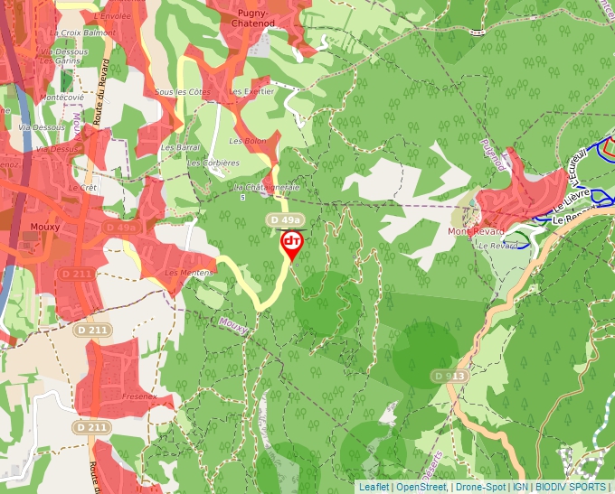 Carte Géoportail pour les drones de loisir