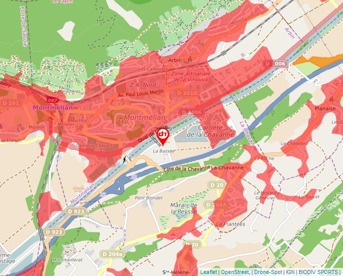 Carte Géoportail pour les drones de loisir