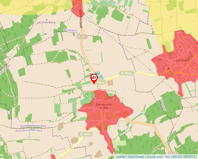 Carte Géoportail pour les drones de loisir