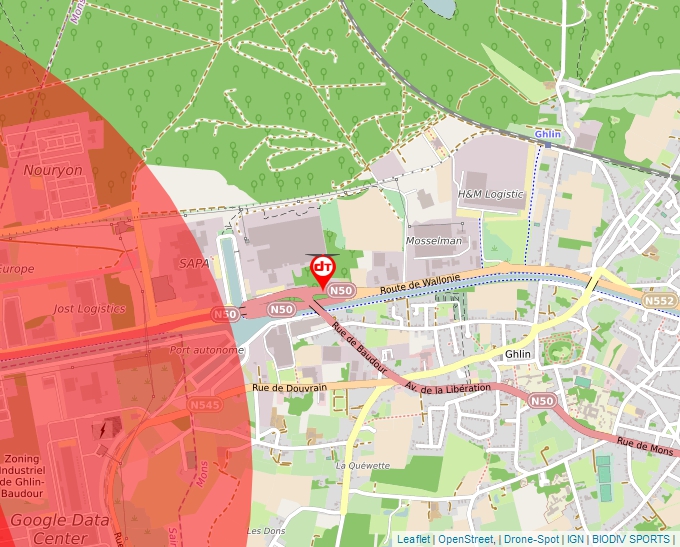 Carte Géoportail pour les drones de loisir