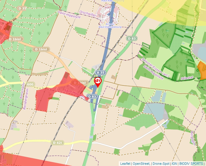 Carte Géoportail pour les drones de loisir