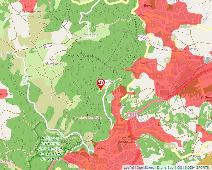 Carte Géoportail pour les drones de loisir