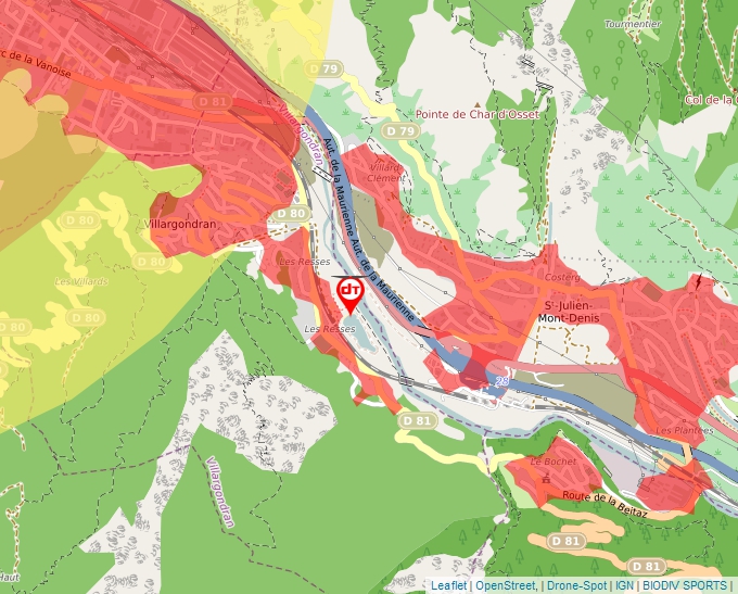 Carte Géoportail pour les drones de loisir