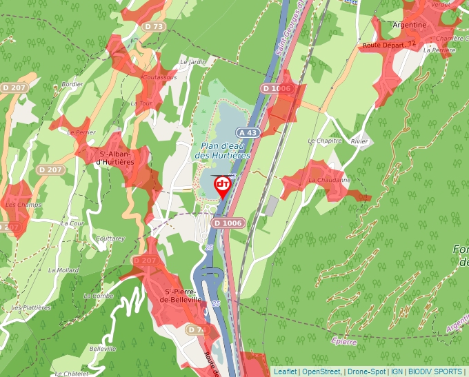Carte Géoportail pour les drones de loisir