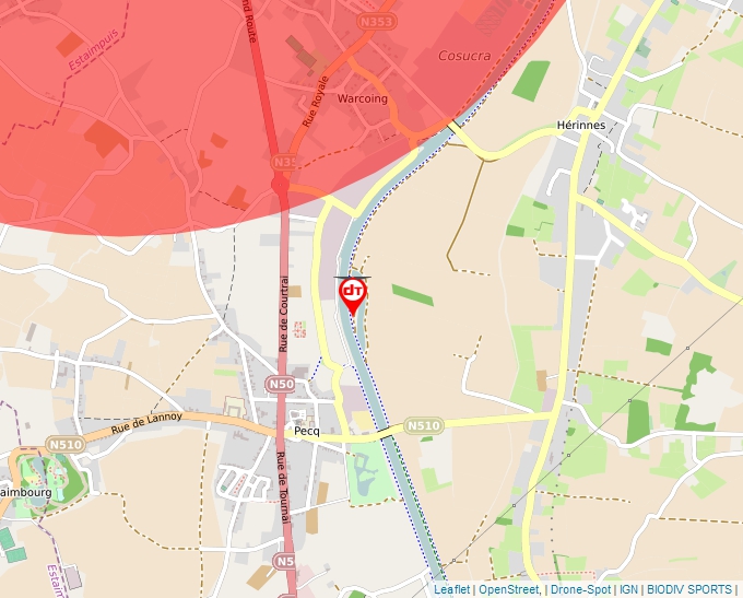 Carte Géoportail pour les drones de loisir