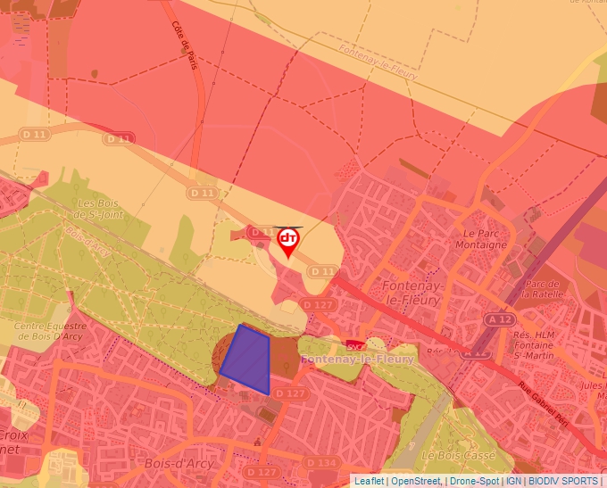 Carte Géoportail pour les drones de loisir